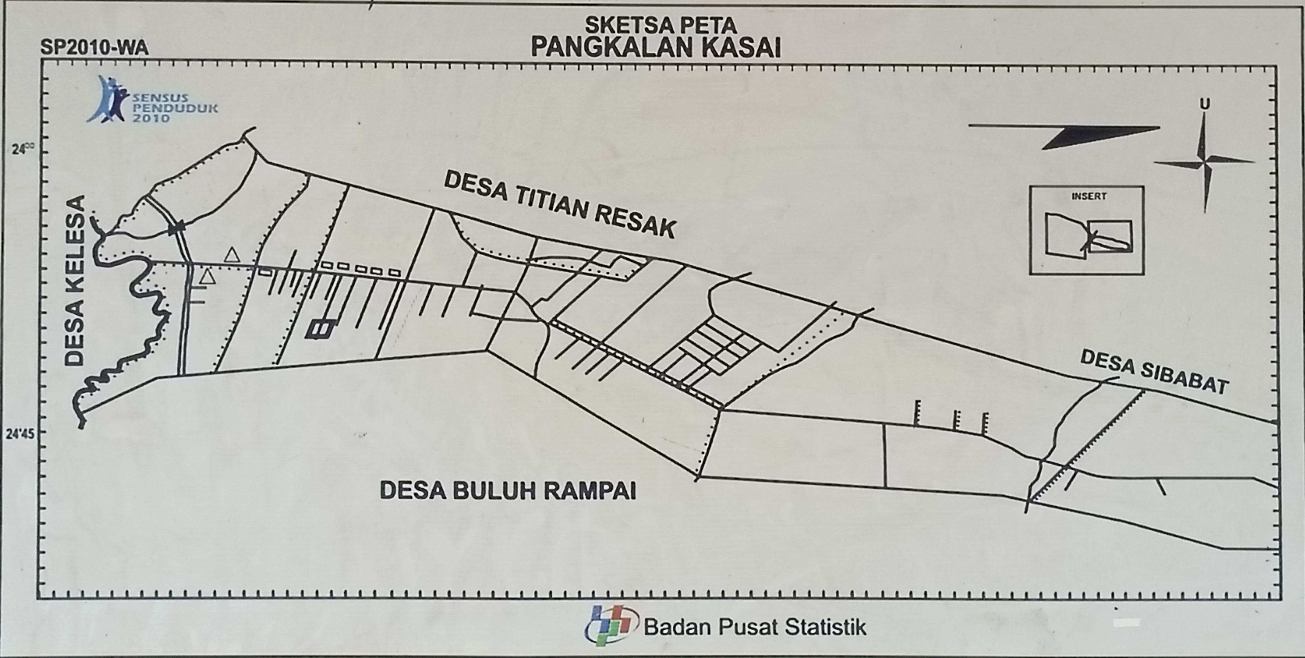 Peta Wilayah Kelurahan Pangkalan Kasai